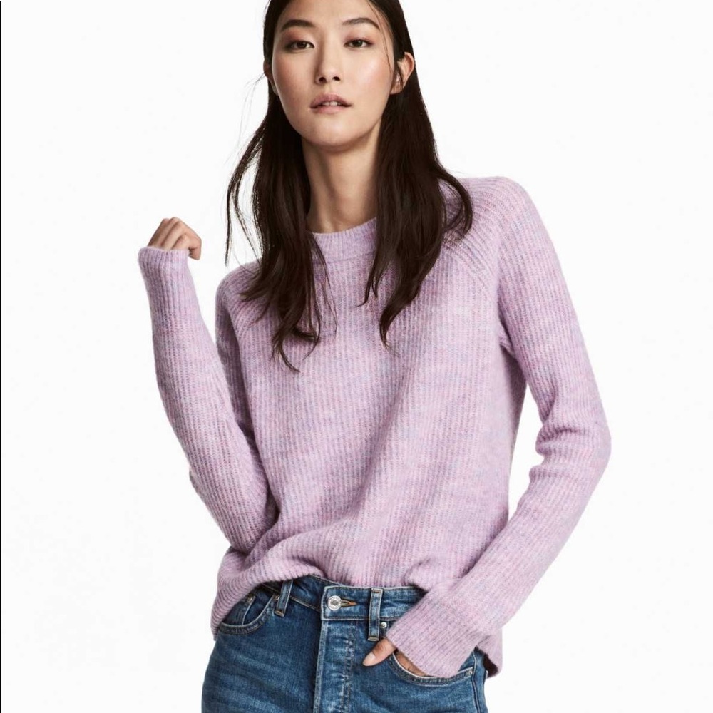 NWT Purple Heathered Sweater